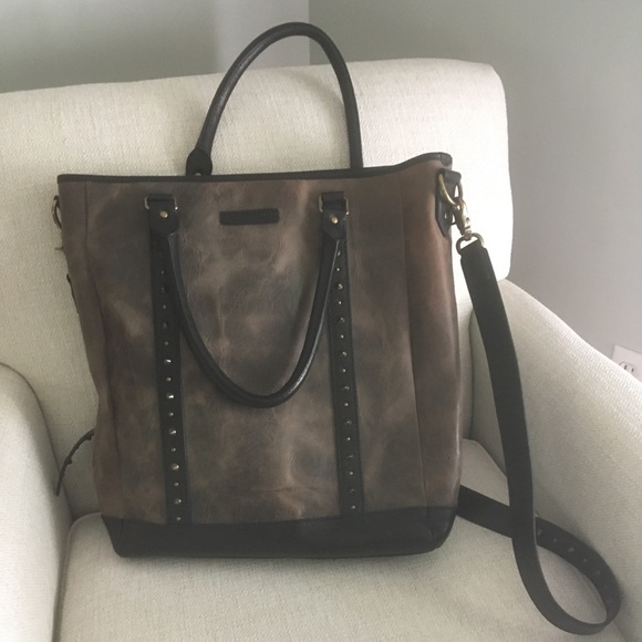 john varvatos leather bag